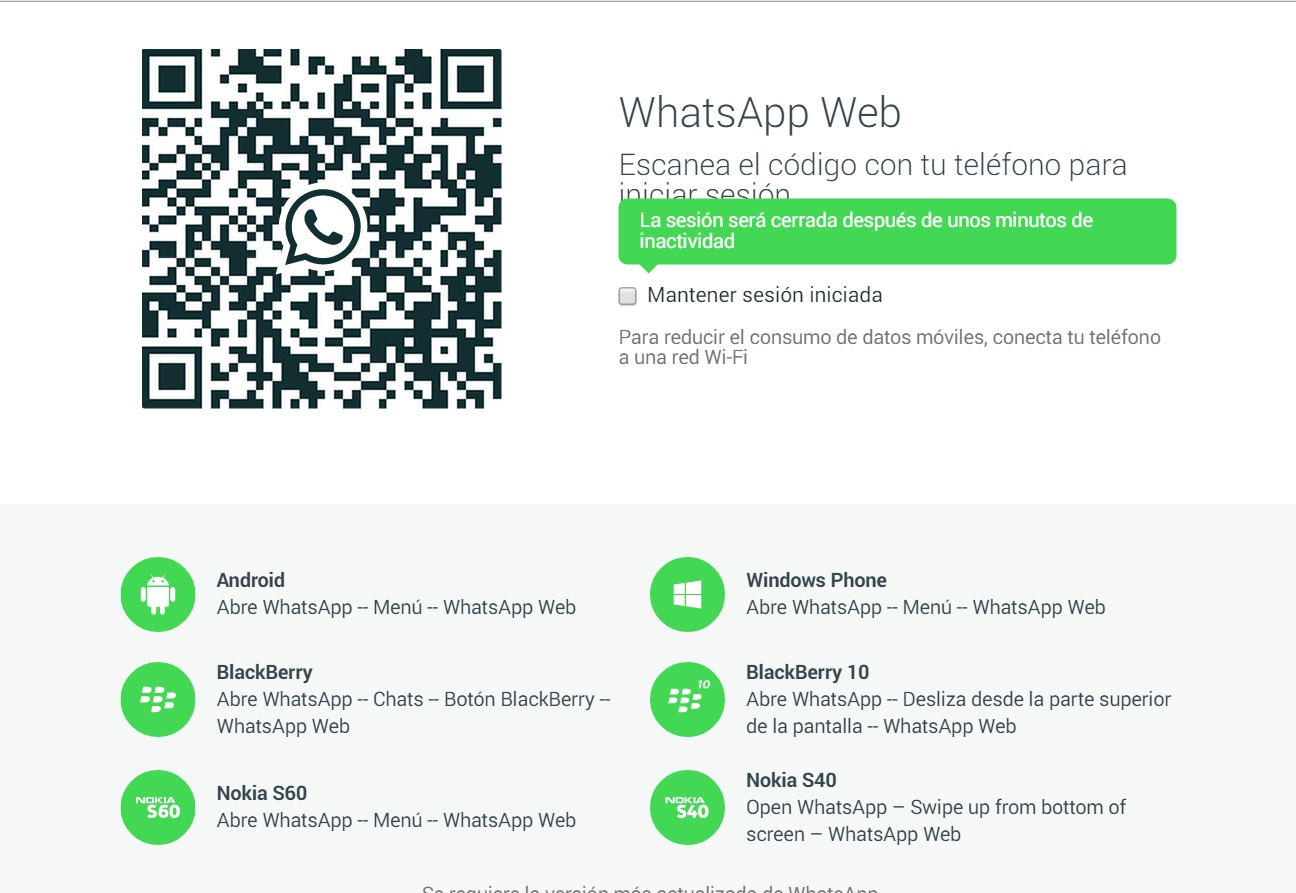 Whatsapp web - Todoeldiaconectados.com